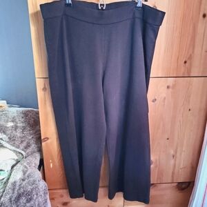 Pure Jill Women's Black Knit Cropped Pants size Large
